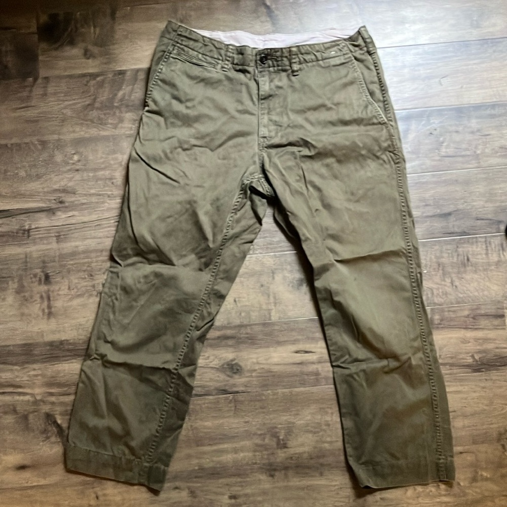 Olive Green Uniqlo Trousers